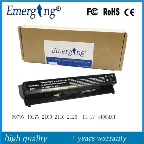 6cells 11.1V 4400mah New High Quality Laptop Battery for Dell Latitude 2100 2110 2120 F079N J017N J024N N976R P02T001 P576R