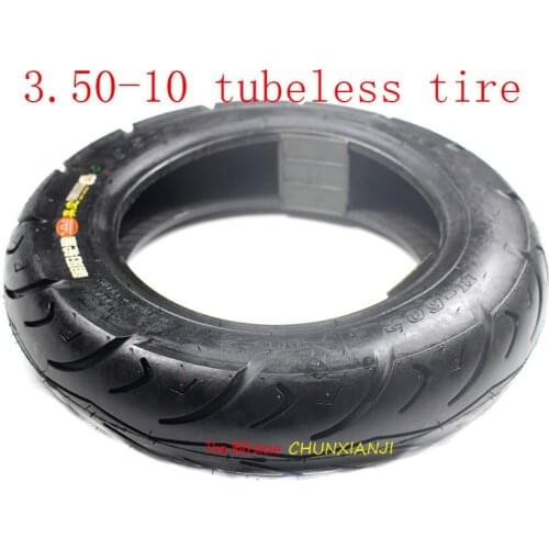 Size3.50-10 tubeless wheel Tire 350-10 14 x 3.5 /15 x 3.5 Vacuum tyre fits Motorcycle Electric Battery Scooter Electric Tricycle