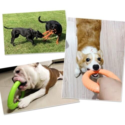 Large Pet Flying Discs Dog Training Ring Puller Resistant Bite Floating Toy Puppy Outdoor Interactive Game Playing Products