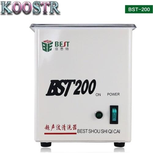 BST-200 1.5L Ultrasonic Cleaning Machine Bath Engine Block Metal Parts Oil Rust Removing Hardware Washer Ultrasound Heat