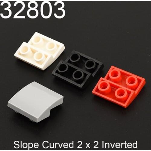 10pcs Building block 32803 Slope Curved 2 x 2 Inverted accessories parts MOC DIY Education Build Toys Brick