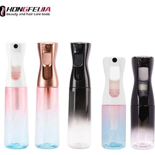 New160/300ML Colorful Hairdressing Spray Bottle High Pressure Continuous Fine Mist Water Bottle Beauty Sprayer Salon Barber Tool