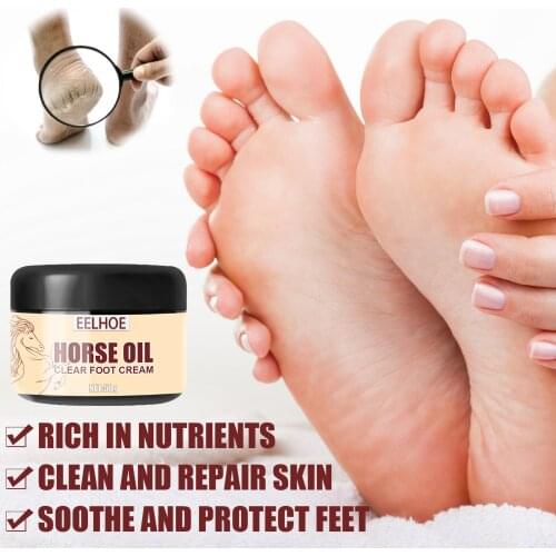 Horse Oil Cream for Foot & Hand Antifreeze Moisture Heel Gel for Chapped Peeling Dry Skin 20/30/50g SK88