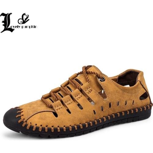 Lovely pumpkin Men's Sandals