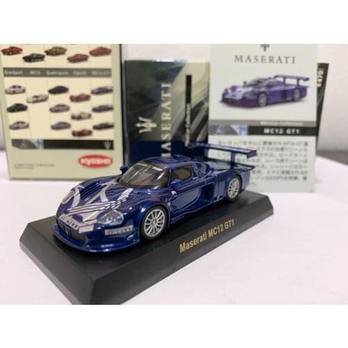 KYOSHO 1:64 Maserati MC12 GT1 Collect die casting alloy trolley model