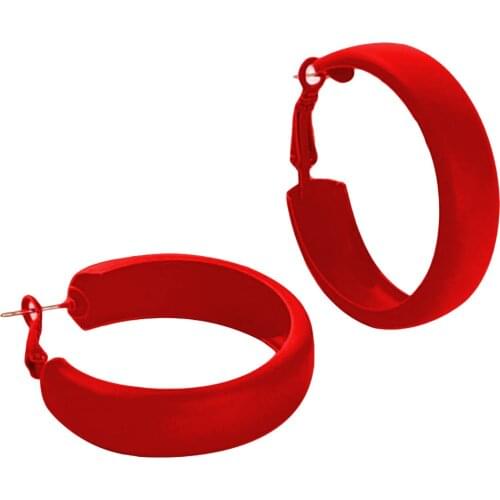 Fashion Vintage Fluorescent Paint Lacquered Ear Hoop Multicolor Earrings For Women Fashion Pendant Jewelry Accessories Gift