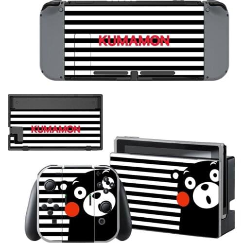Kumamon Nintendo Switch Skin Sticker NintendoSwitch stickers skins for Nintend Switch Console and Joy-Con Controller