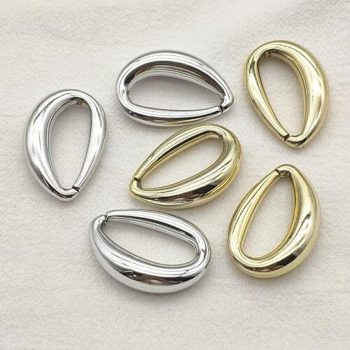 New arrival! 39x26mm 100pcs/lot UV Plating Oval-shape Beads for Jewelry DIY (Design as shown)