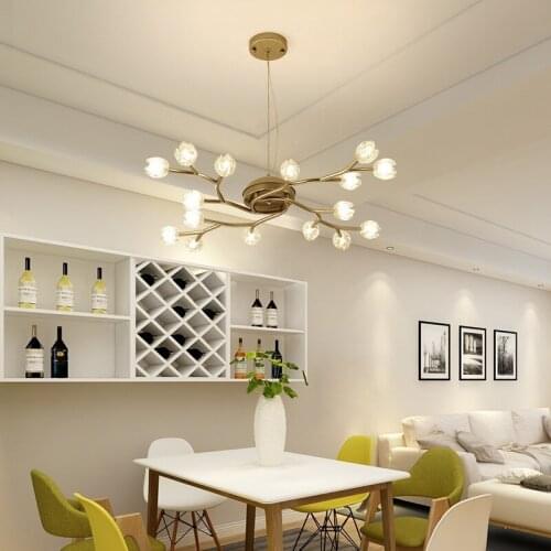 Nordic postmodern Ceiling lights Led restaurant living room master bedroom creative branches New home ceiling lamp fixture