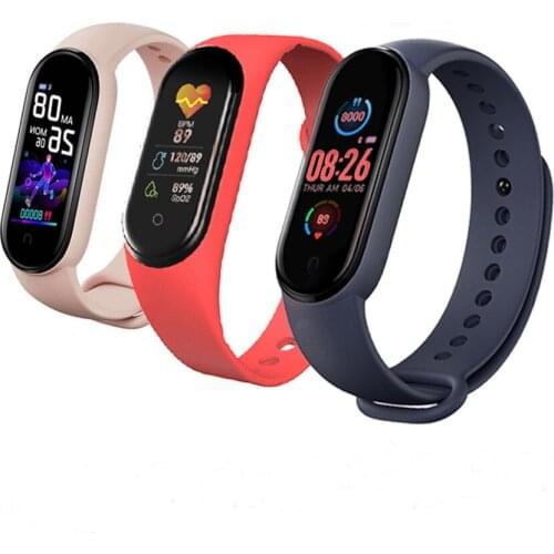M5 Smart Bracelet Sport Bluetooth Smart Band Heart Rate Monitor Blood Pressure Fitness Tracker Bracelet For Dropshipping