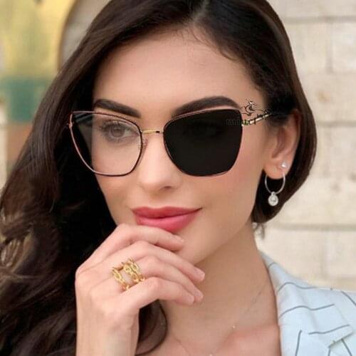 Outdoor Photochromic reading glasses sun reading sunglasses for women female lady fashion style cat Hyperopia presbyopia NX