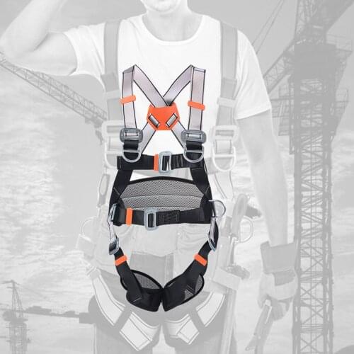 Climbing Harness, Full Body Safety Harness Safe Seat Belt for Outdoor Tree Climbing Harness Tree Working Safety Belt Harness