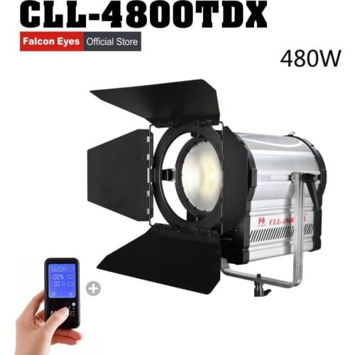 Falconeyes LED Video Studio Spotlight Bi-Color Support DMX System Photo Light with Gift of Remote Control Photography Equipment