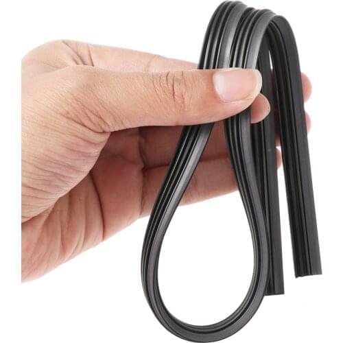 2PC Universal Car Bus Rubber Bracketless Frameless Windshield Wiper Wash Blade Refill Replacement Strip Auto Care Accessories