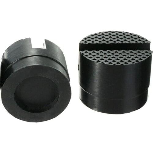 Universal Car Slotted Frame Rail Floor Metal Jack Adapter Lift Rubber Pad Car Parts Rubber Support Pad Vehicle Maintenance Keep