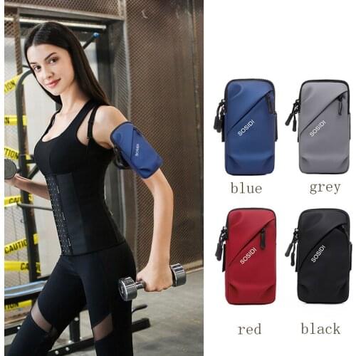 Universal Armband Sport Phone Case For Running Arm Phone Holder Sports Mobile Bag Hand for iPhone 11 Smartphones Under 6.5" 7.2"