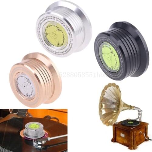 Universal 50Hz LP Vinyl Record Disc Turntable Stabilizer Aluminum Weight Clamp