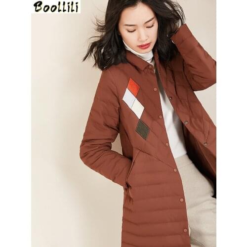 Boollili Winter Coat Women 90% White Duck Down Jacket Women Clothes 2020 Korean Puffer Jacket Women Warm Parka