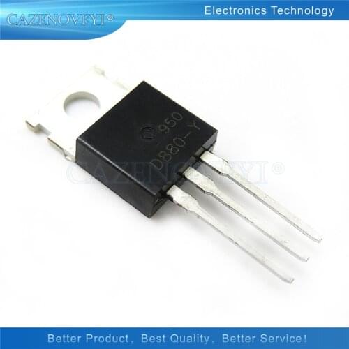 10pcs/lot KSD880 TO-220 D880 KSD880-Y KSD880Y NPN transistor 3A 60V Transistor new original In Stock