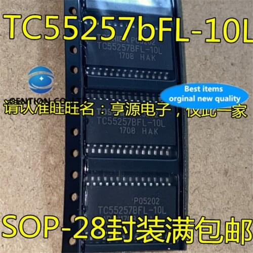 10Pcs TC55257BFL TC55257BFL-10L SOP24 in stock 100% new and original