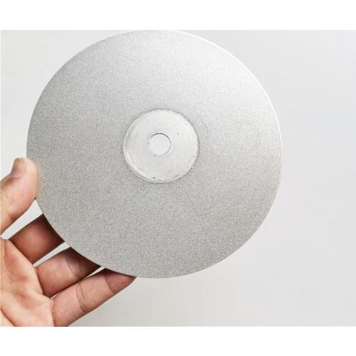 6 Inch Grit 240 Grit Diamond Coated Flat Lap Wheel Jewelry Grinding Polishing Disc
