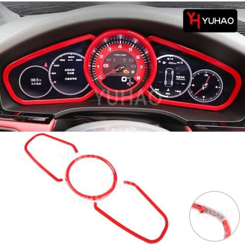 ABS Plastic Car Dashboard Cover Decoration Protection Sticker For Porsche Cayenne Panamera Car Interior Modification Supplies