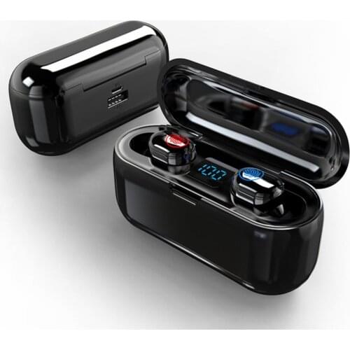 TWS Bluetooth 5.0 Wireless Headphones In-ear Sport Headsets Earphones with Mic