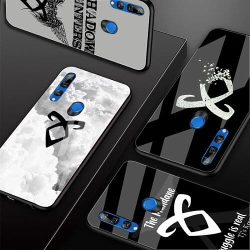 Shadow hunters Tempered Glass Phone Case For Huawei honor 8X 9 10i 20i 20Lite 20Pro 30 Pro Cover Shell