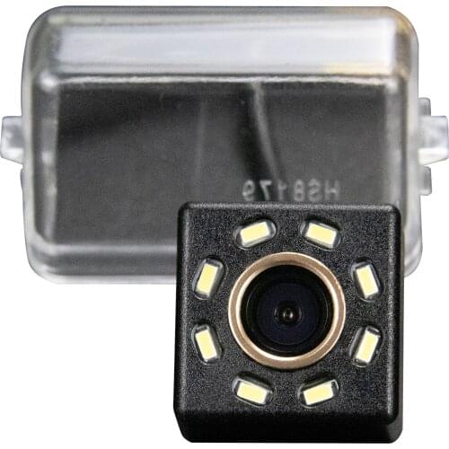 HD 720P Rear View Camera with LED for Mazda 6 2008 Mazda CX-5 CX 5 CX5 2012~2018 Reversing camera License Plate Light Camera