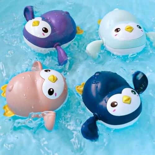 Cartoon Baby Bath Toys Whale Clockwork Dabbling Kids Shower Toys For Bathroom Bathtub Beach Swimming Pool Water Toy For Children