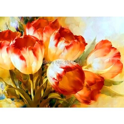 Full square resin drill diamond painting pink rose new needlework set of embroidery kits mosaic home decoration paint