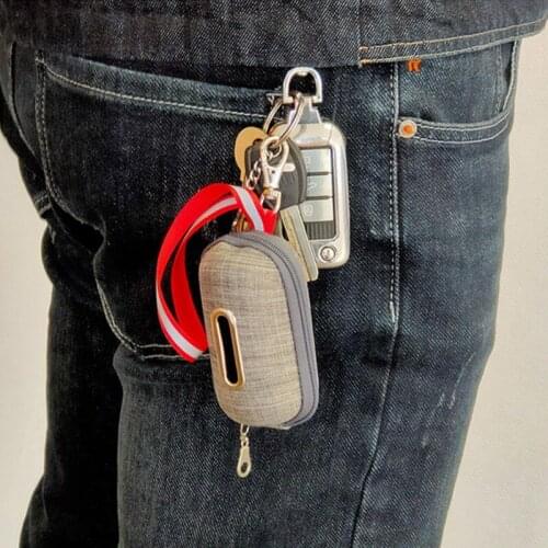 Pet Dog Poop Bag Portable Waste Bags Dispenser Pick-Up Bags Holder With Rope Cleaning Toilet Waste Garbage Box