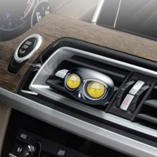 Creative Car Air Freshener Owl Shape Car Vent Clip Liquid Car Perfume Simple Style Car Fragrance