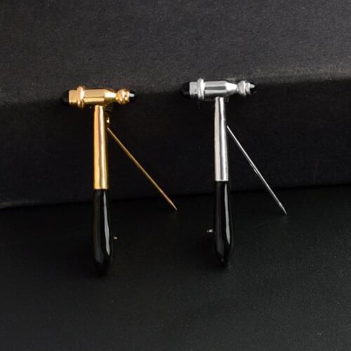 Laboratory supplies Reflex Hammer Pin Medical Jewelry Diagnostic Hammer Care Relaxation Tool Jewelry Doctor Nurse Brooches