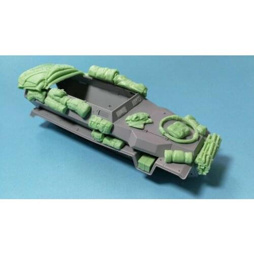 Resin modification of 35869 German 251 armored vehicle 1:35