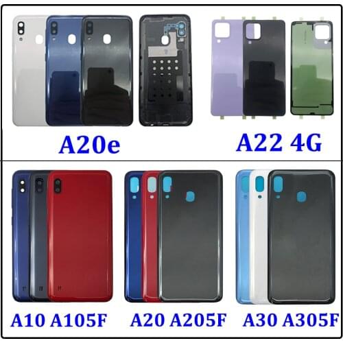 For Samsung Galaxy A10 A20 A30 Back Battery Cover Rear Cover Glass