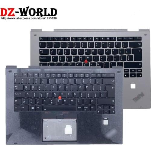 New Shell Upper Case Palmrest with Backlit SK Slovak Keyboard for Lenovo Thinkpad X1 Yoga 2nd Gen Laptop C Cover 01HY830