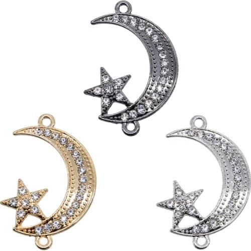 Memorial retro Middle East Islamic Religious moon/star Muslim necklace Allah DIY pendant women Arab jewelry accessories
