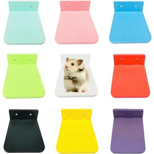 Small Animal Stand Platform Funny Plastic Hamster Exercise Toy Hamster Play Platform Wood Stand Platform Toy Cage Accessories