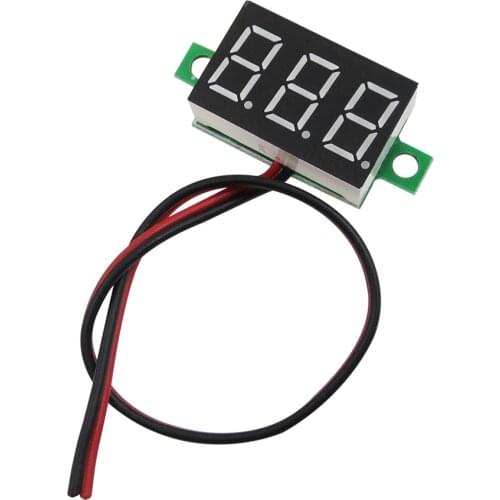 1pcs/lot red Second line precision dc digital voltmeter head LED digital voltmeter DC2.50 0.36 V - 32.0 V