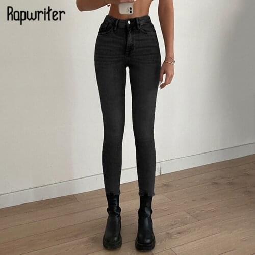 Женские зауженные джинсы Rapwriter China At AliExpress
