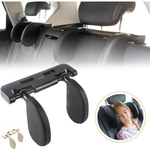 Adjustable Car Seat Headrest Neck Protection Pillow Head Side Support Cushion