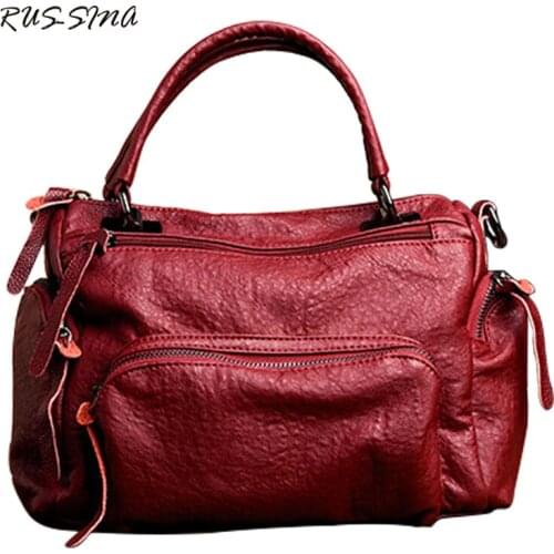 RUSSMA Faux Leather Bags For Women