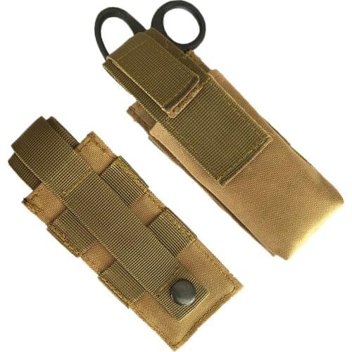 Outdoor Tactical Tourniquet Pouch Medical Large Scissors Bag MOLLE Bag Sports Accessories Small Hanging Package
