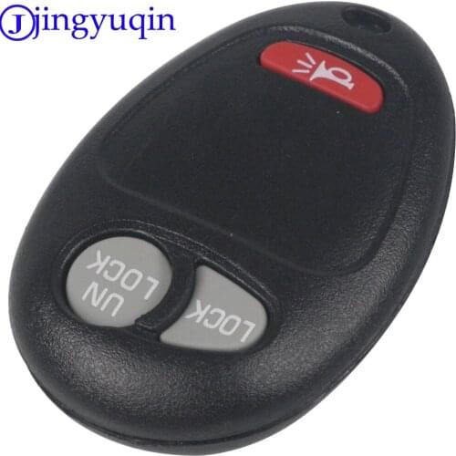 Jingyuqin Universal Car Key Shell 2+1 Panic 3 Buttons FOB Remote Case Cover For Buick Hummer H3 2009 H3T Without Key Chip