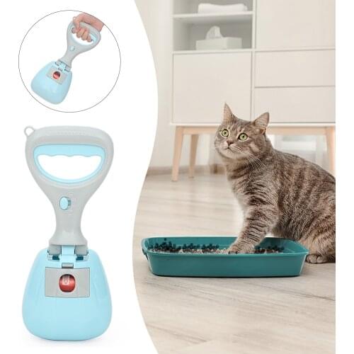 Pet Dog Pooper Scoopers Convenient Animal Waste Poop Pit Clean Picker Shovel Dispenser Outdoor Pick up Pet Feces Cleaning Tools