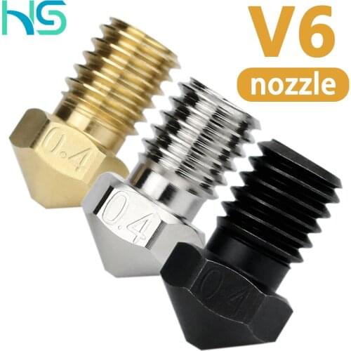 Haldis 3D High Quality E3D V6 Nozzle For 3D Printer Nozzles Hotend BMG Extruder ender 3 CR10 Titan Extruder