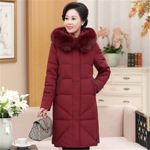 Plus Size 13XL Winter Big Size White Duck Down High Quality Korean Womens Long-sleeved Hooded Slim Down Jacket Real Fur Collar