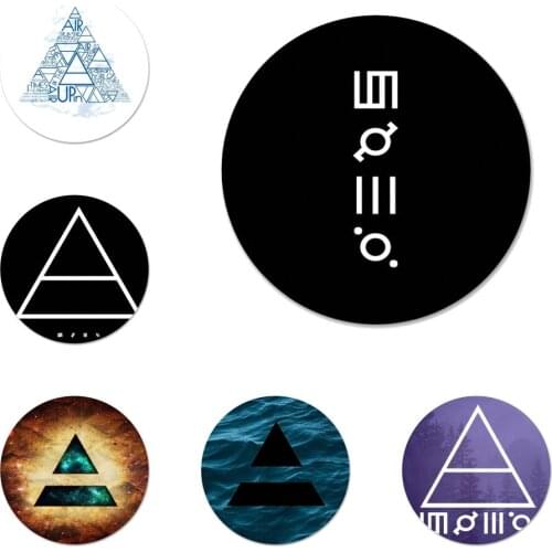 30 Second To Mars 30stm logo Icons Pins Badge Decoration Brooches Metal Badges For Clothes Backpack Decoration