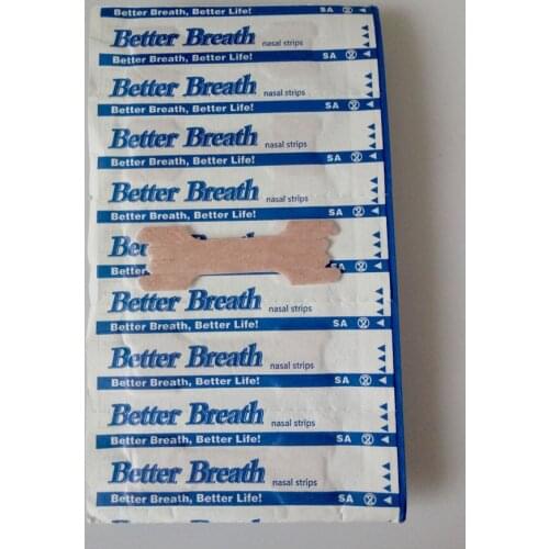 20Pcs/lot Anti Snoring Nose Patches Better breath Right Nasal Strips Snoring Stop Nasal Strips Sleep Better Health Care Patch Pr